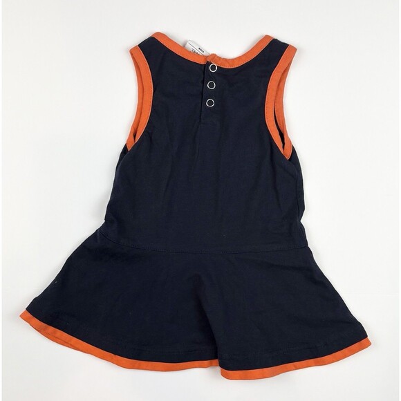 NFL Chicago Bears Infant Baby Girls Cheerleader Dress Size 18 Months Embroidered - Picture 2 of 3